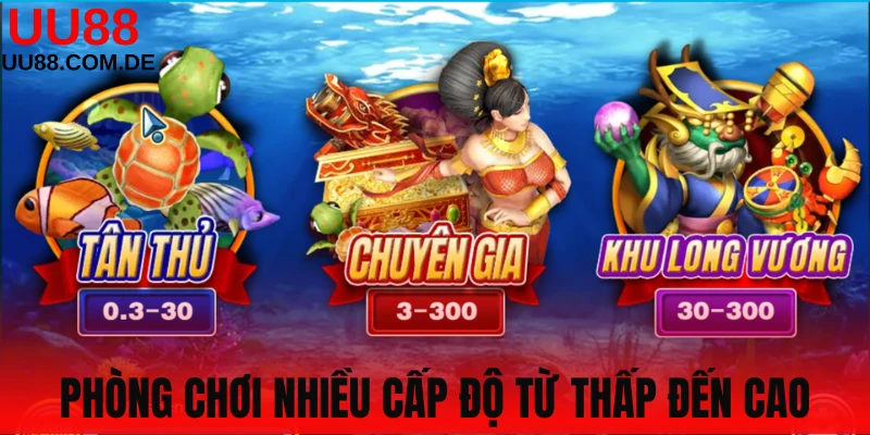 Phòng chơi đa cấp độ với mức ăn cao